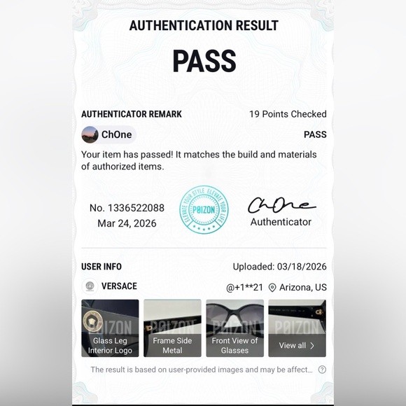 Versace Women’s Medusa 4239 GB1/T3 Sunglasses - Picture 10 of 11